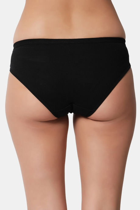 Bleeding Heart Medium Rise Full Coverage Bikini Panty (Pack of 3) - Multicolor — image 6